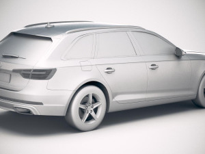 Audi A4 Avant 2019 Modello 3D
