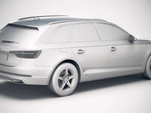 Audi A4 Avant 2019 3D Model