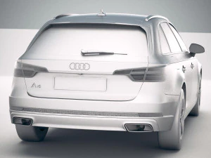 Audi A4 Avant 2019 3D Model