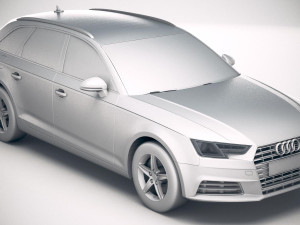 Audi A4 Avant 2019 Modello 3D