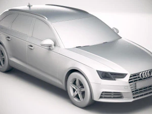 Audi A4 Avant 2019 3D Model