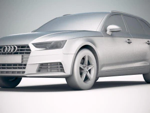 Audi A4 Avant 2019 3D Model