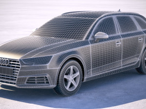Audi A4 Avant 2019 Modello 3D