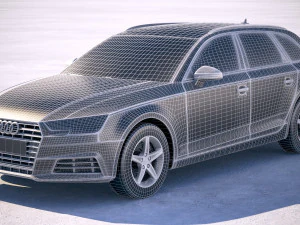 Audi A4 Avant 2019 3D Model