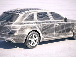 Audi A4 Avant 2019 3D Model