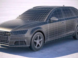Audi A4 Avant 2019 3D Model