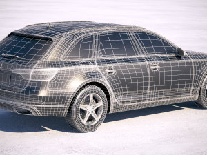 Audi A4 Avant 2019 Modello 3D