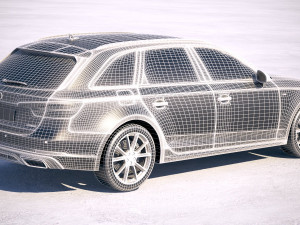 Audi A4 S-line Avant 2019 3D Model