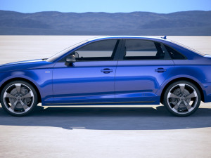 Audi A4 S-line Sedan 2019 3D 모델