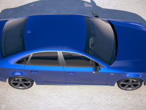 Audi A4 S-line Sedan 2019 3D 모델