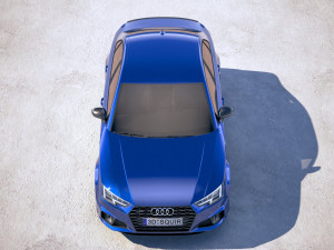Audi A4 S-line Sedan 2019 3D 모델