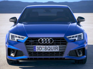 Audi A4 S-line Sedan 2019 3D Model