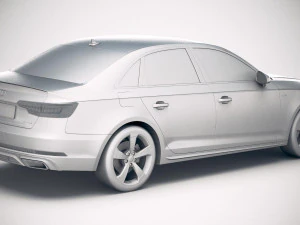 Audi A4 S-line Sedan 2019 3D Model