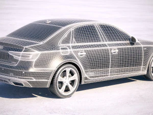 Audi A4 S-line Sedan 2019 3D Model