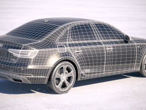 Audi A4 S-line Sedan 2019 3D 모델