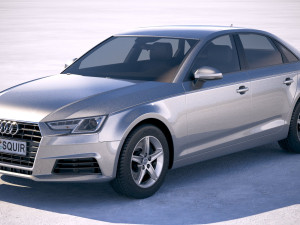 Audi A4 Sedan 2019 3Dモデル