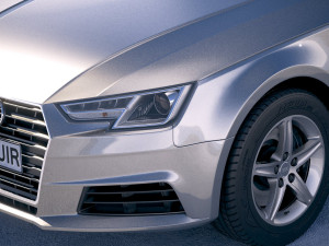 Audi A4 Sedan 2019 3D Model