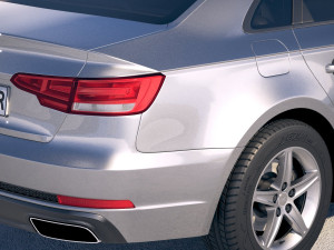 Audi A4 Sedan 2019 3D Model