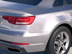 Audi A4 Sedan 2019 3D Model