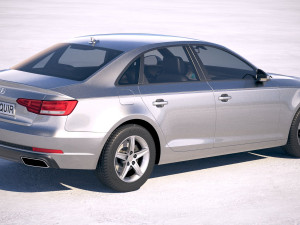 Audi A4 Sedan 2019 3D Model