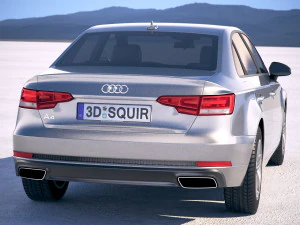 Audi A4 Sedan 2019 3D Model