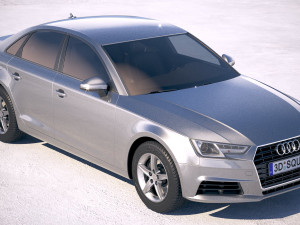 Audi A4 Sedan 2019 3D Model