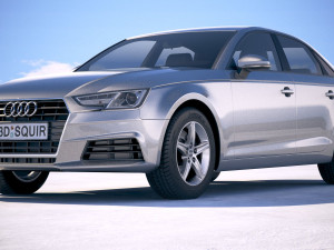 Audi A4 Sedan 2019 3D Model