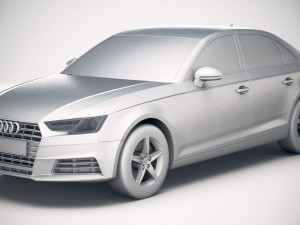 Audi A4 Sedan 2019 3D Model