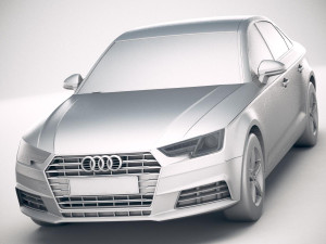 Audi A4 Sedan 2019 3D Model