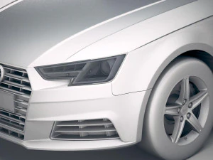 Audi A4 Sedan 2019 3D Model