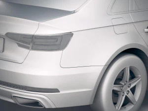 Audi A4 Sedan 2019 3D Model