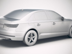 Audi A4 Sedan 2019 3D Model