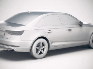 Audi A4 Sedan 2019 3D Model