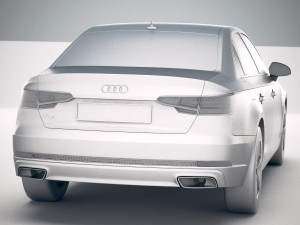 Audi A4 Sedan 2019 3D Model