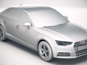Audi A4 Sedan 2019 3D Model
