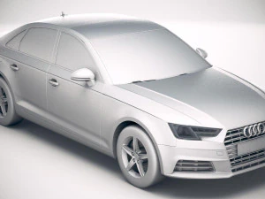 Audi A4 Sedan 2019 3D Model