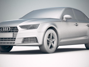 Audi A4 Sedan 2019 3D Model
