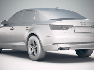 Audi A4 Sedan 2019 3D Model