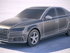 Audi A4 Sedan 2019 3D Model