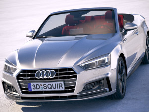 Audi A5 Cabriolet 2018 3D Модель