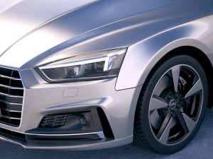 Audi A5 Cabriolet 2018 3D Модель