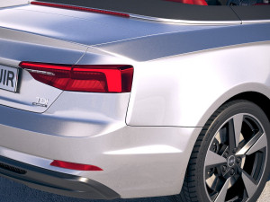 Audi A5 Cabriolet 2018 3D Модель