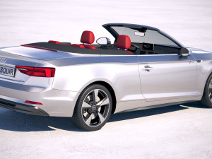 Audi A5 Cabriolet 2018 3D Модель