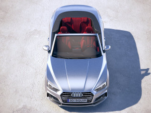 Audi A5 Cabriolet 2018 3D Модель