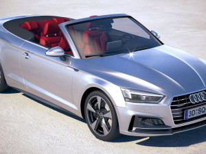 Audi A5 Cabriolet 2018 3D Модель