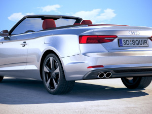 Audi A5 Cabriolet 2018 3D Модель