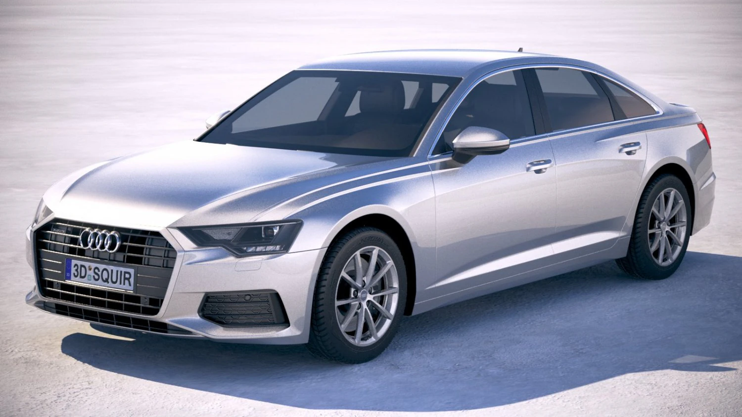 Audi A6 2019 3D Model .c4d .max .obj .3ds .fbx .stl .blend 