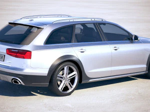 Audi A6 Allroad 2015-2018 3D Model