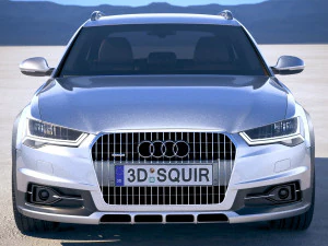 Audi A6 Allroad 2015-2018 3D Model