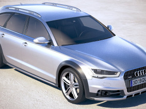 Audi A6 Allroad 2015-2018 3D मॉडल